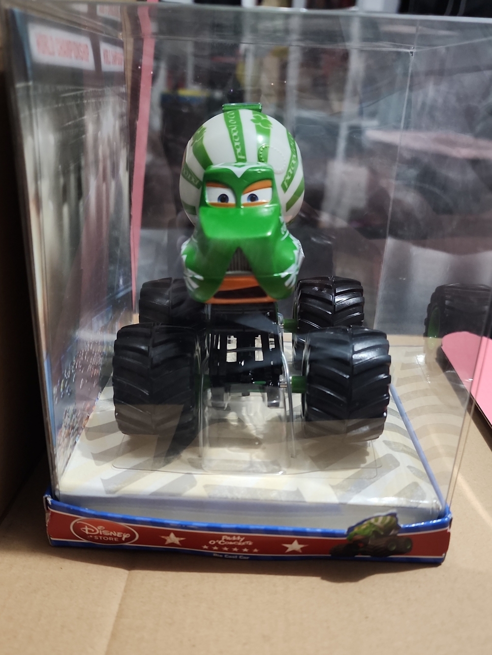 NIB Disney Cars Paddy O'Concrete Green Monster Truck Toy - Picture 2 of 4